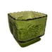 Pretty Vintage Green Glass Trinket Holder!