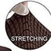 New 6 brown stretch chair covers