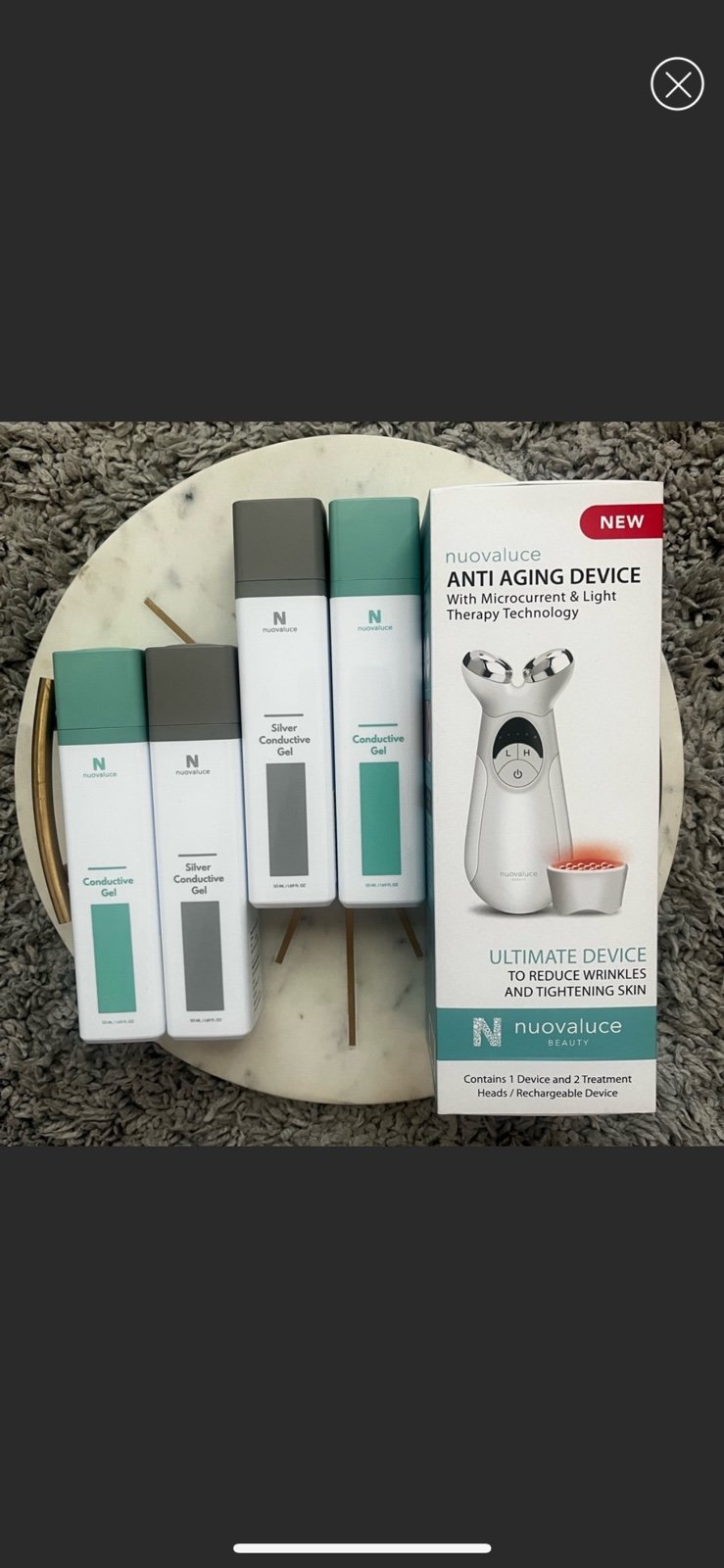 Nuovaluce Anti Aging Microcurrent & Light Therapy Device