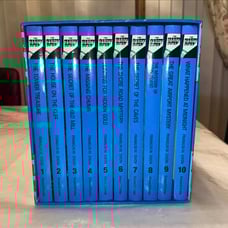 The Hardy Boys Collection Box Set Books #1-10 Hardcover Very Good Condition!