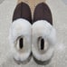 Ilse Jacobsen Faux Fur Slippers Tulip Chocolate Womens Size 8.5