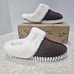 Ilse Jacobsen Faux Fur Slippers Tulip Chocolate Womens Size 8.5