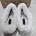 Ilse Jacobsen Faux Fur Slippers Tulip Chocolate Womens Size 8.5