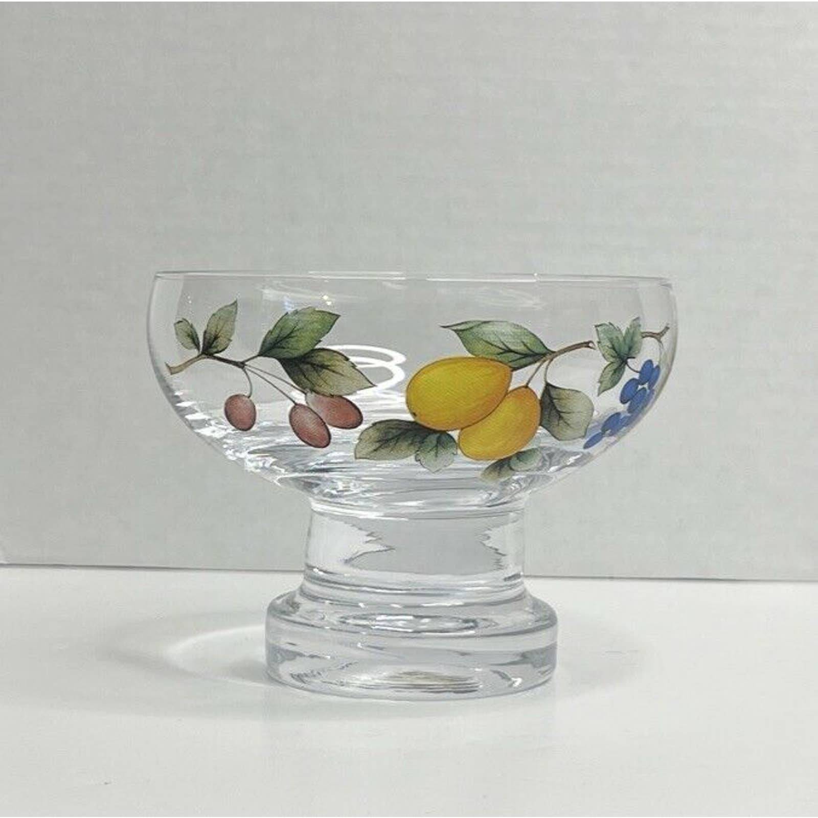Vintage Mikasa Garden Harvest Dessert Footed Bowl 4077164 EUC Fruit