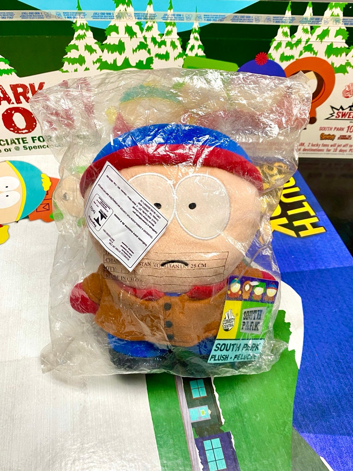 South Park Trebellos 25cm Stan Plush 2001 RARE