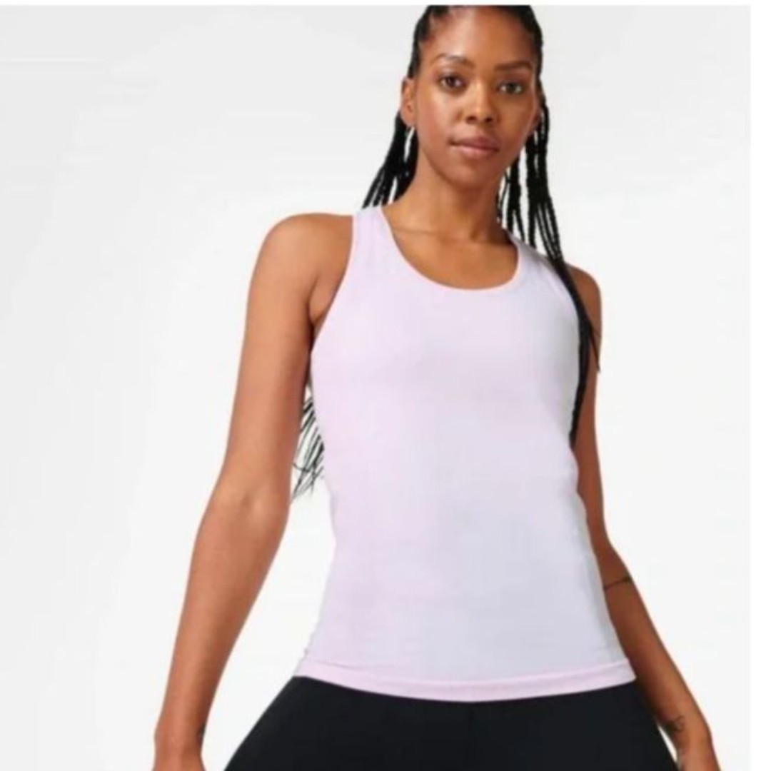 NWT Sweaty Betty Athlete Seamless Gym Tank, Mistflower Purple, Sz. S
