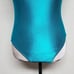90s Vintage White Stag Turquoise Ribbed Backless Mid Coverage One-piece Swimsuit