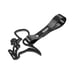 BRAND NEW 2PCS DINOSAUR BLACK JDM TSURIKAWA RING Black Handle Strap Drift Charm