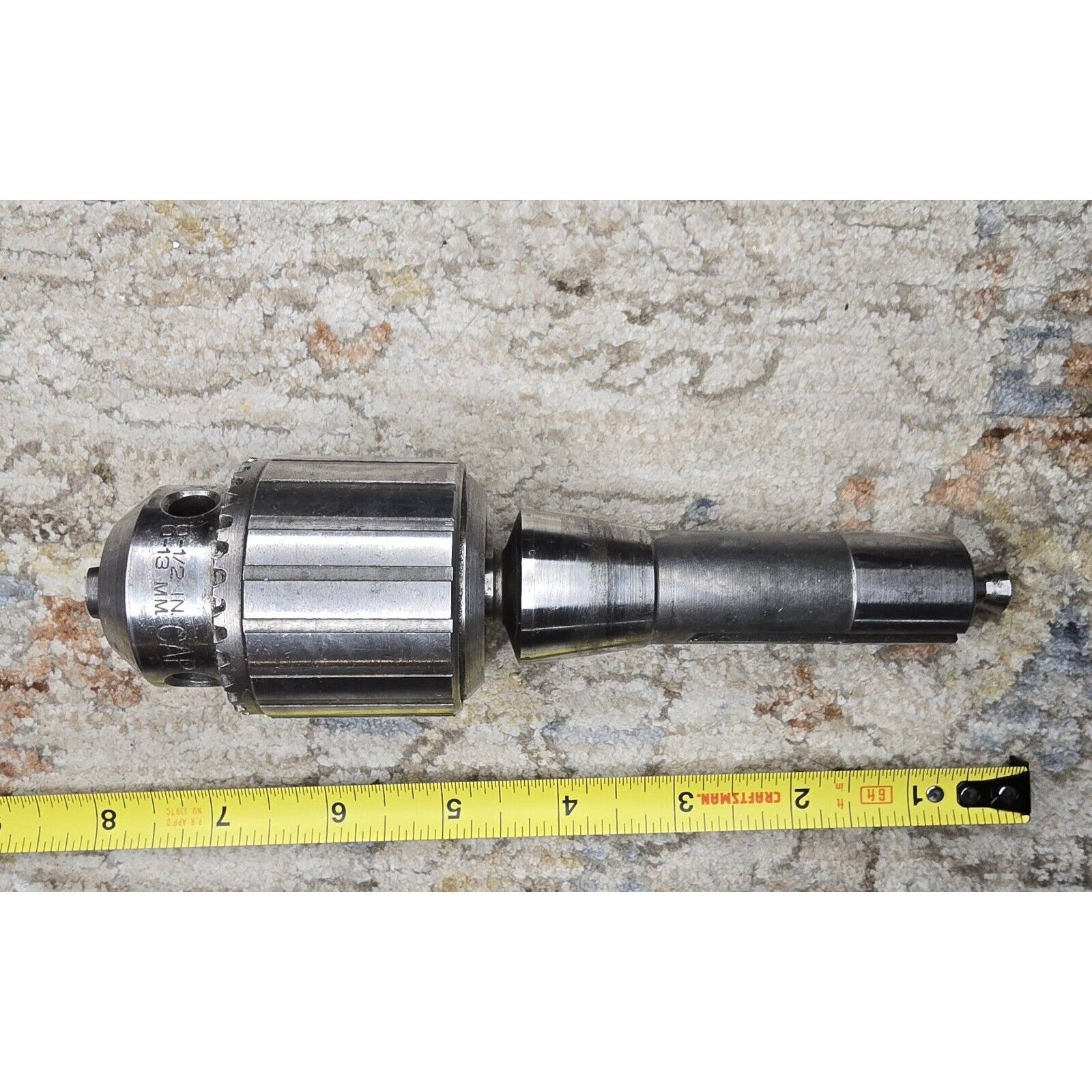 Jacobs 34-33 0-1/2 Drill Press Lathe Chuck With R-8 Arbor