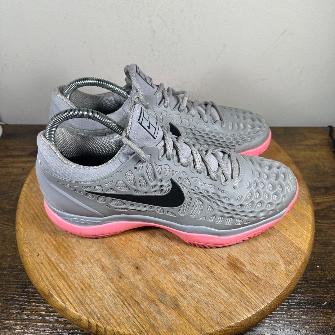 Nike Air Zoom Cage 3 HC Rafael Nadal Grey Men's Size 9 Shoe Sneakers 918193-013