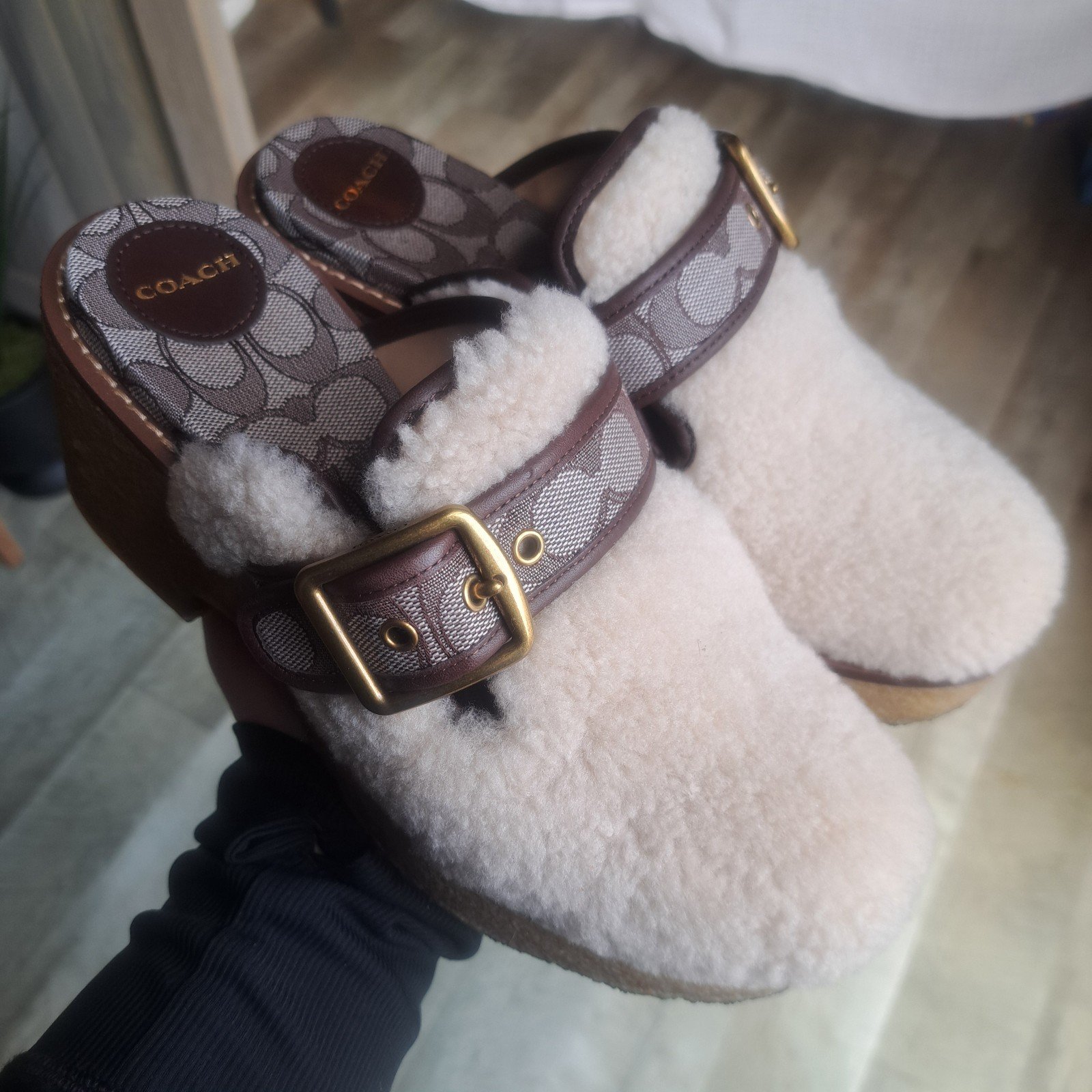Coach dylan clogs size 8