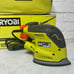RYOBI 1.2 Amp Corded 5.5 in. Corner Cat Sander w Sandpaper, Dust Bag & Case