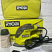 RYOBI 1.2 Amp Corded 5.5 in. Corner Cat Sander w Sandpaper, Dust Bag & Case