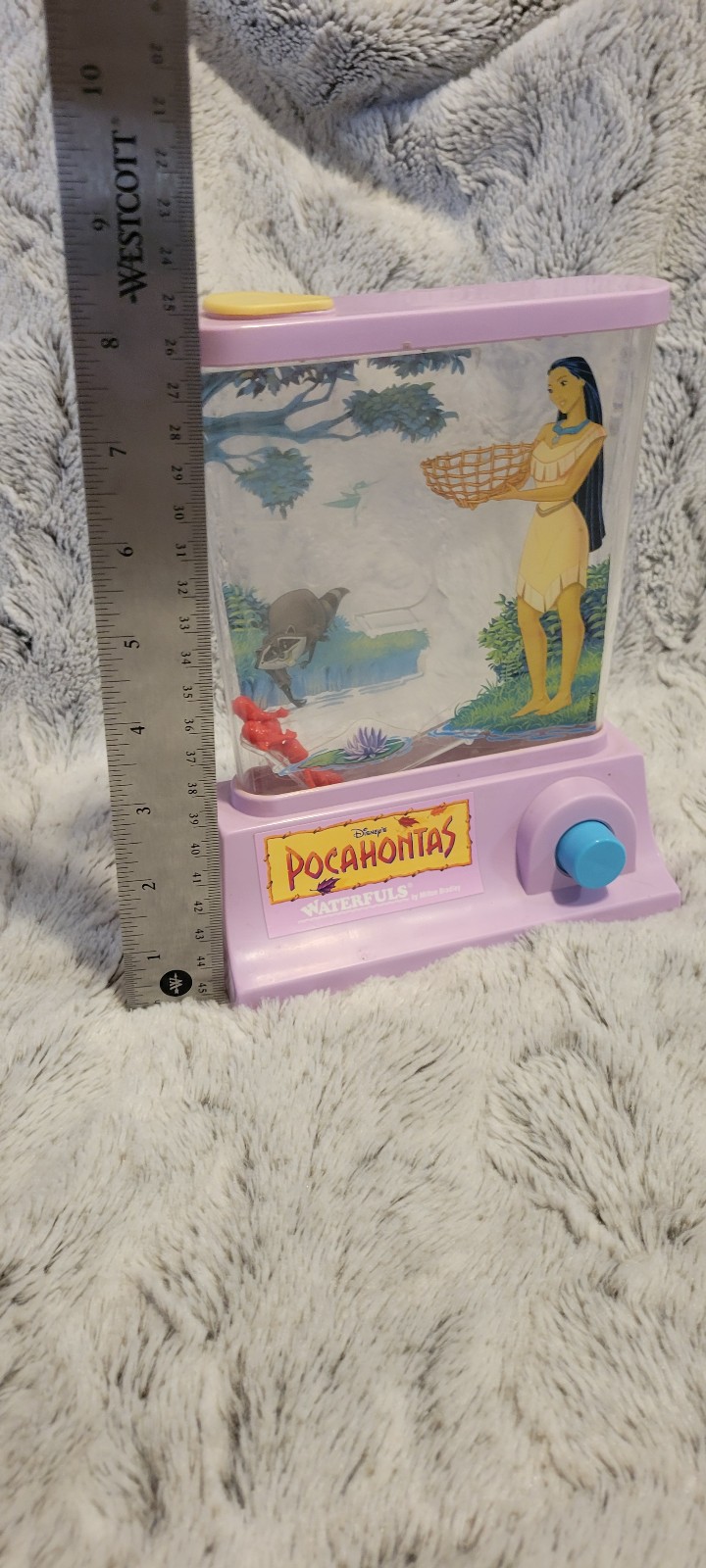 Vintage Pocahontas Waterfuls Game Disney Tomy Toy- Fish for a Feast- Collectible