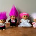 Vtg Wedding Trolls (Set of Four)