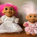 Vtg Wedding Trolls (Set of Four)