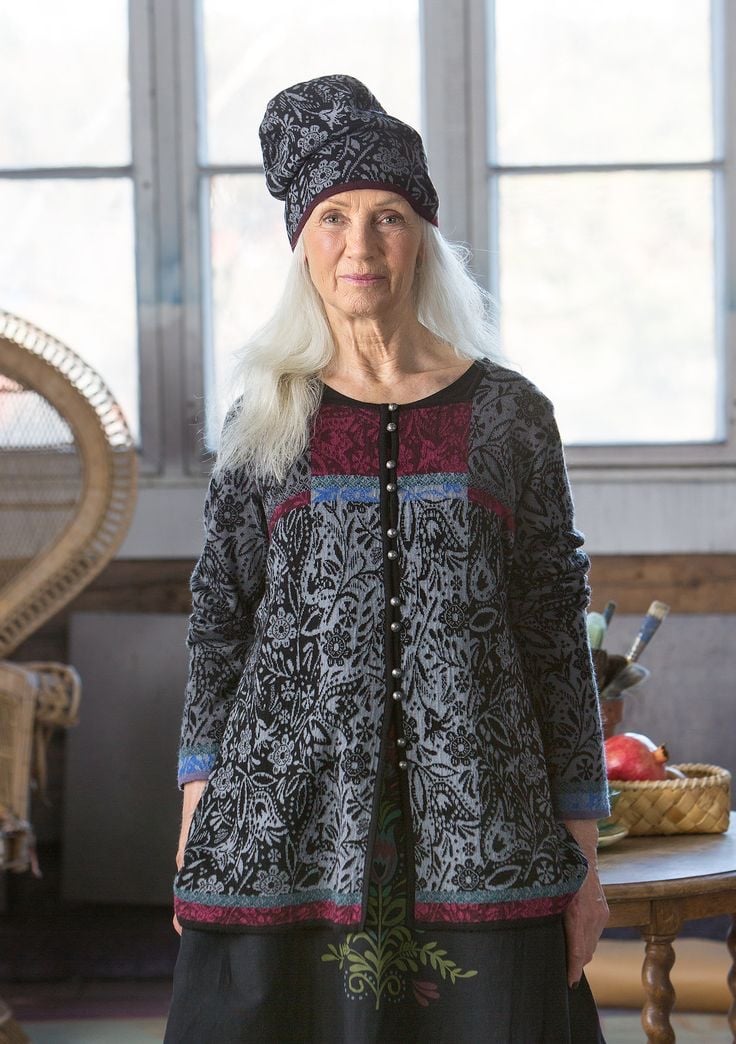 Gudrun Sjoden fair isle Cardigan size medium knit