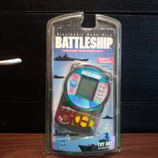 BATTLESHIP Electronic HAND HELD GAME Handheld Classic NAVAL COMBAT w 3 GAMES