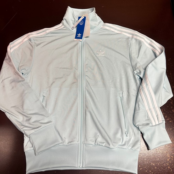 Adidas Mens Blue Adicolor Classic Firebird Full Zip Track Jacket Size Small