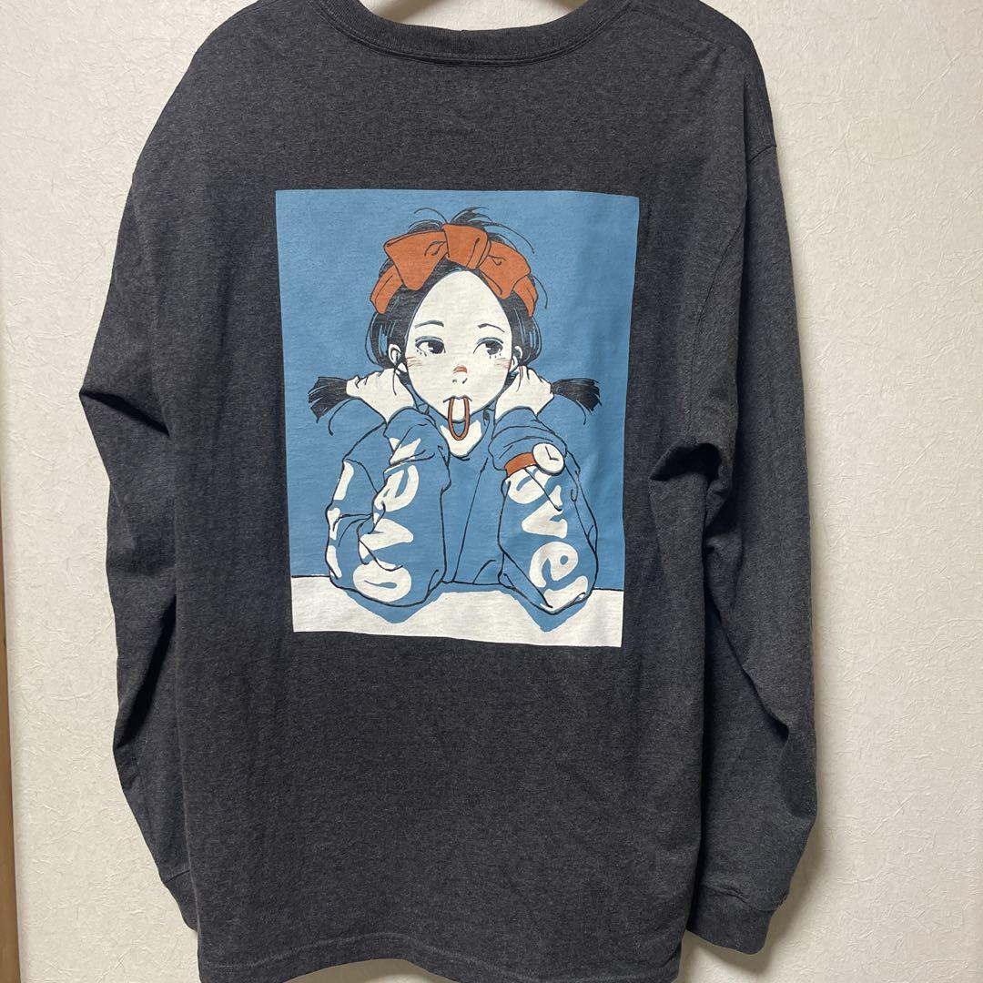 【SEAL限定商品】 Overprint POP ART Carhartt pocket long sleeve T-shirt. トップス