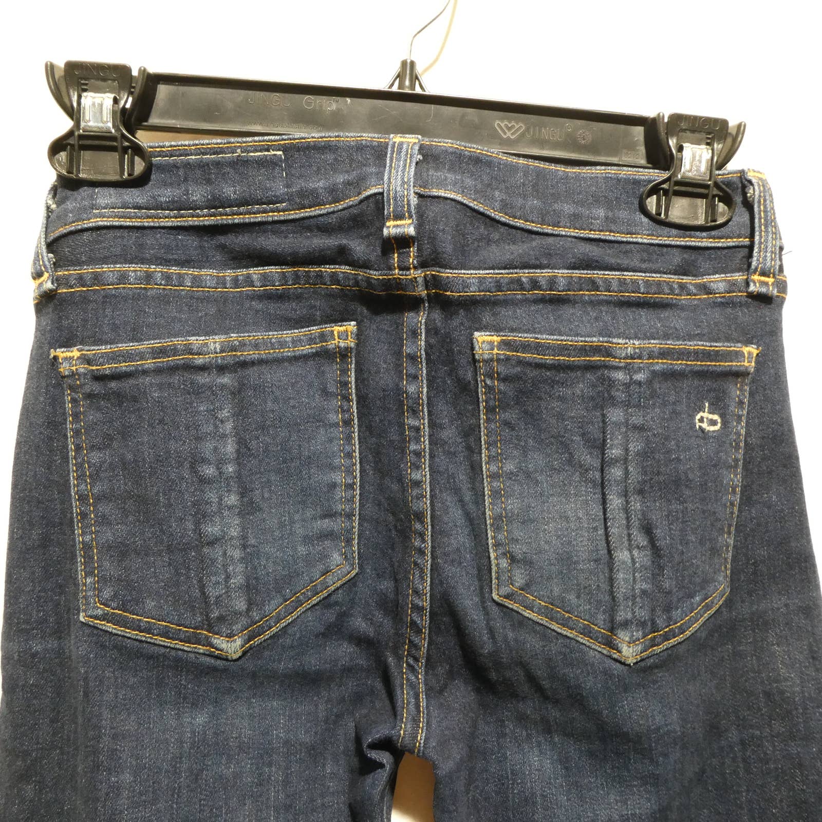Rag and Bone jeans women's 24 dark blue store denim Capri button and zip closure