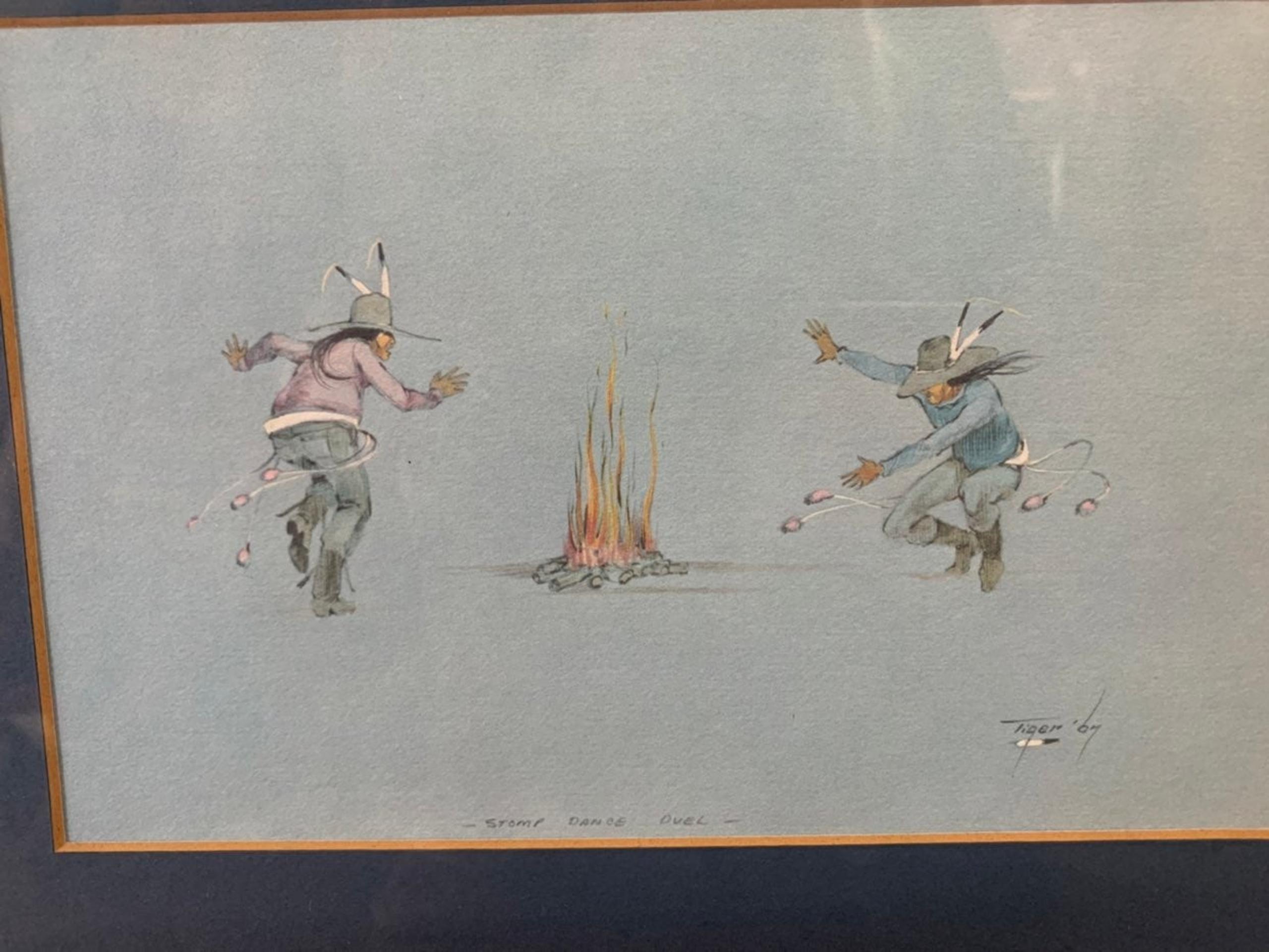 Johnny Tiger Jr. Signed Art Set of 3