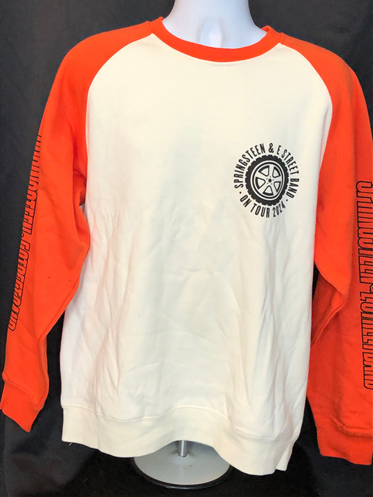 Bruce Springsteen - Tour '24 Wheel - XL Crew Neck Raglan Sweatshirt