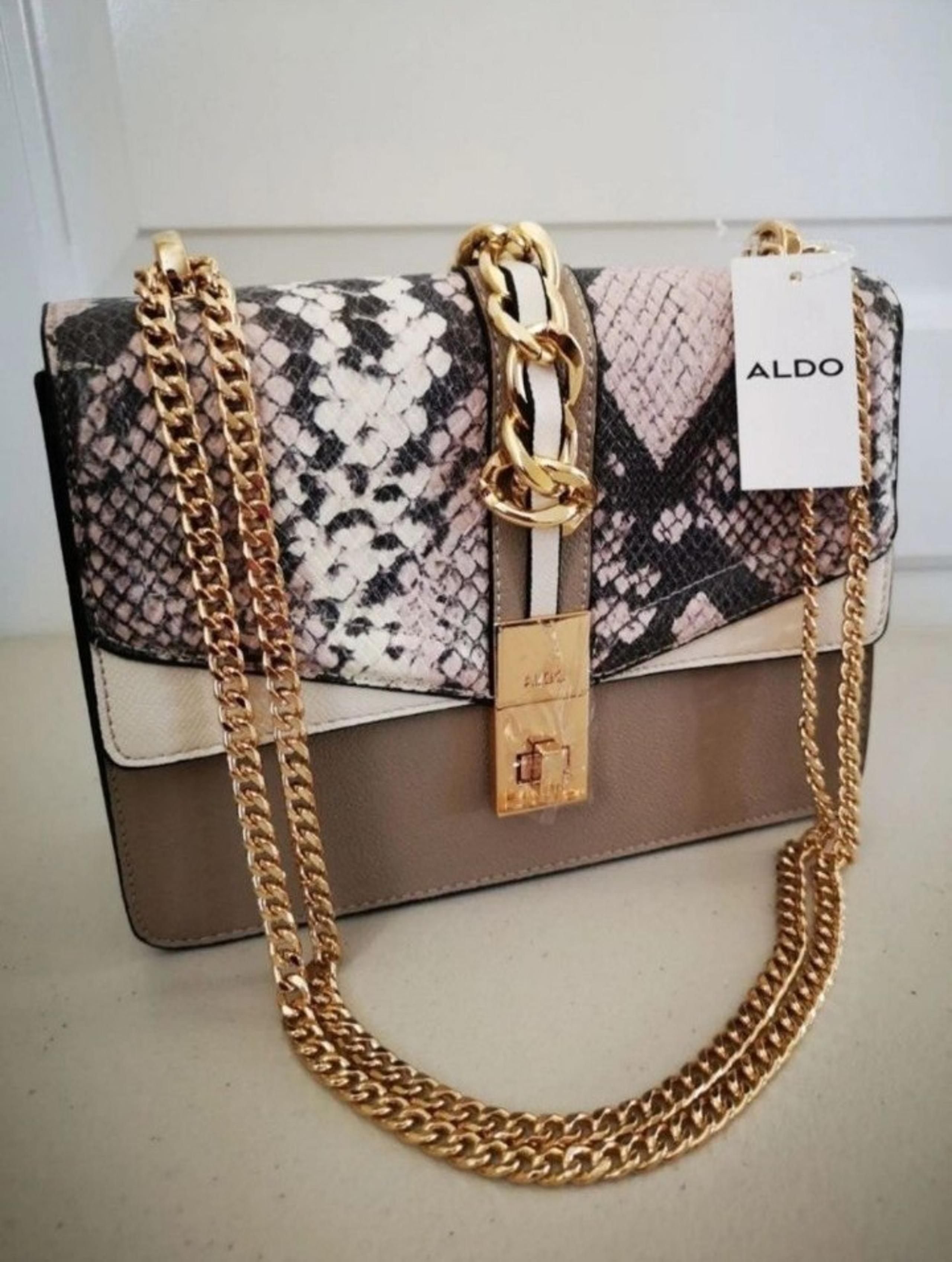 NWT ALDO Snake Cuban Chain Crossbody