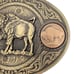 Montana Silversmiths Miner's Buffalo Indian Head Nickel Belt Buckle Retail 160