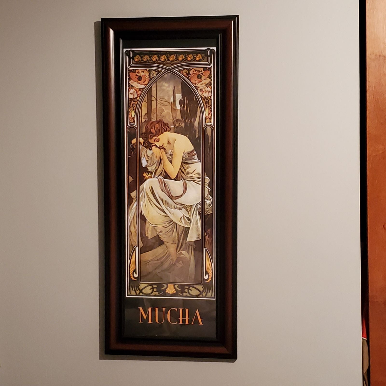 HUGE Muha framed print