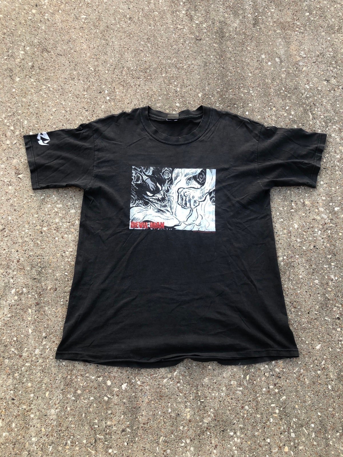 Vintage Devil Man Anime Tee Shirt RARE