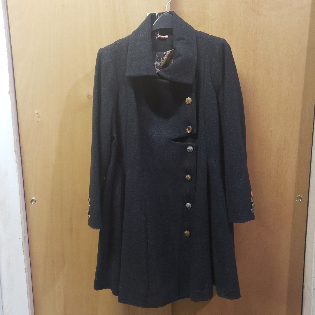 NWT Joe Browns Winter Coat Size 20 Dark Blue