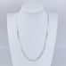 Vintage Italy LIRM Sterling Silver 925 4mm Curb Chain Necklace 18