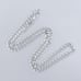 Vintage Italy LIRM Sterling Silver 925 4mm Curb Chain Necklace 18