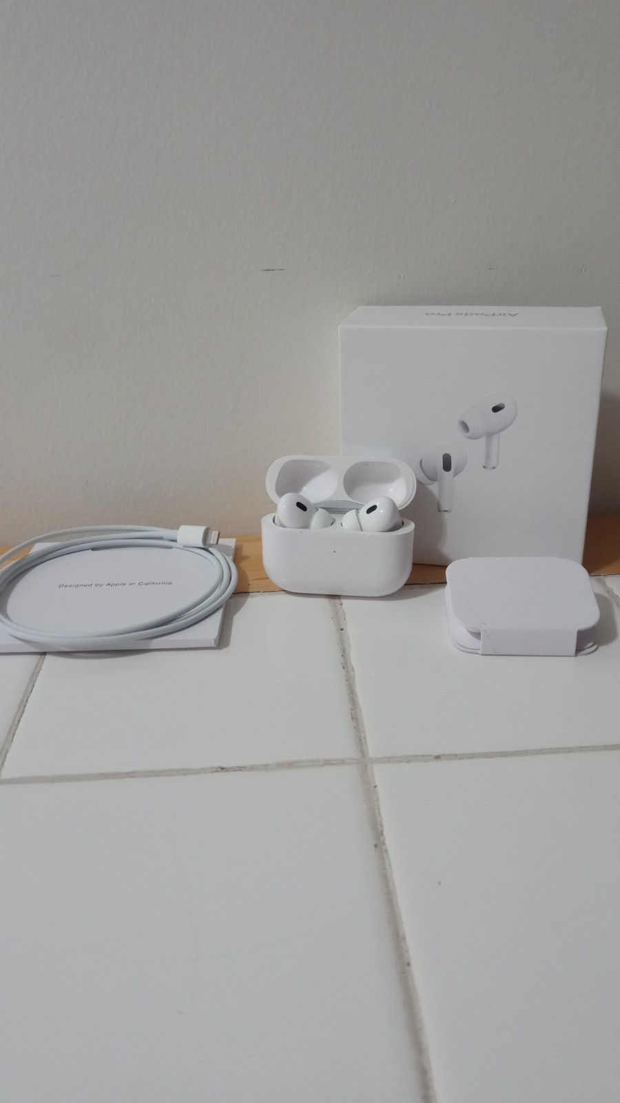 Apple AirPods Pro 2nd Generation with Charging Case in White