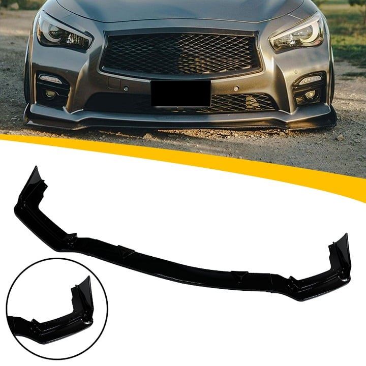 2014-2017 Infiniti Q50 Front Lip PG Style Gloss Black Brand New