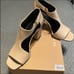 Via Spiga open toe black heel booties