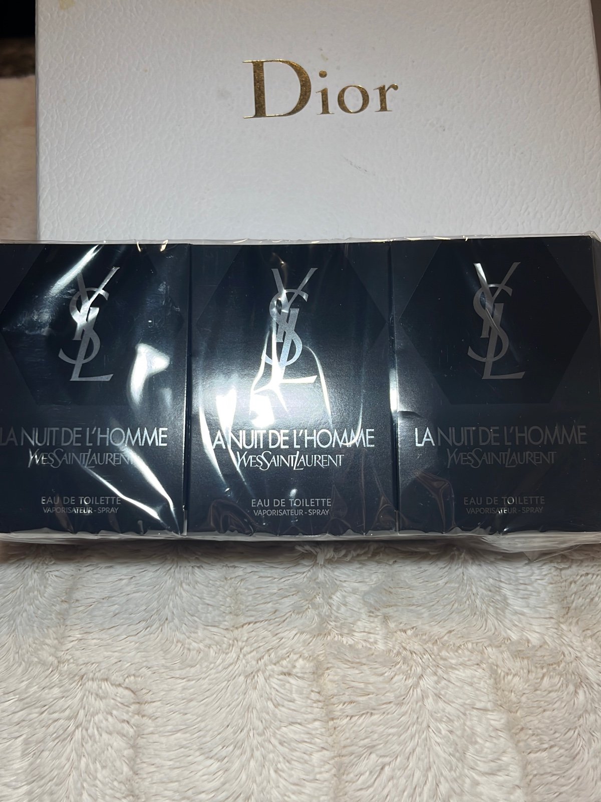 LA NUIT DE L'Homme EDT 0.04 oz by YVES SAINT LAURENT (x 12)