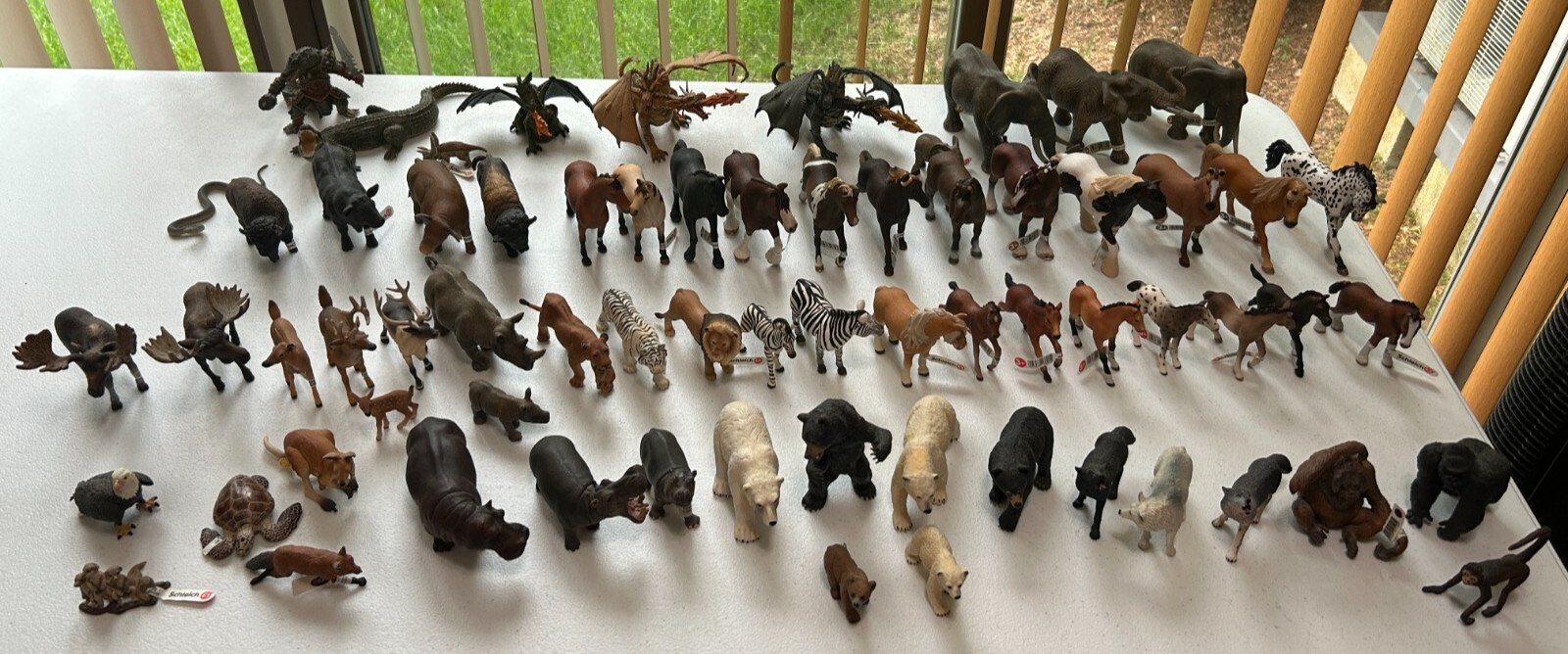 Schleich Safari Papo Terra By Battat Big Lot Of 68 Great Condition Fast Shipping