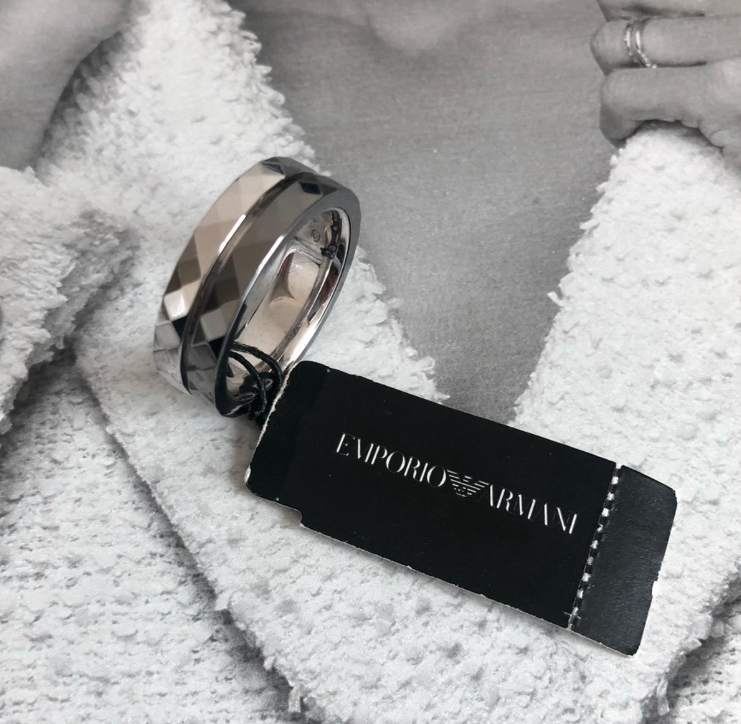 Emporio Armani Sterling Silver Ring