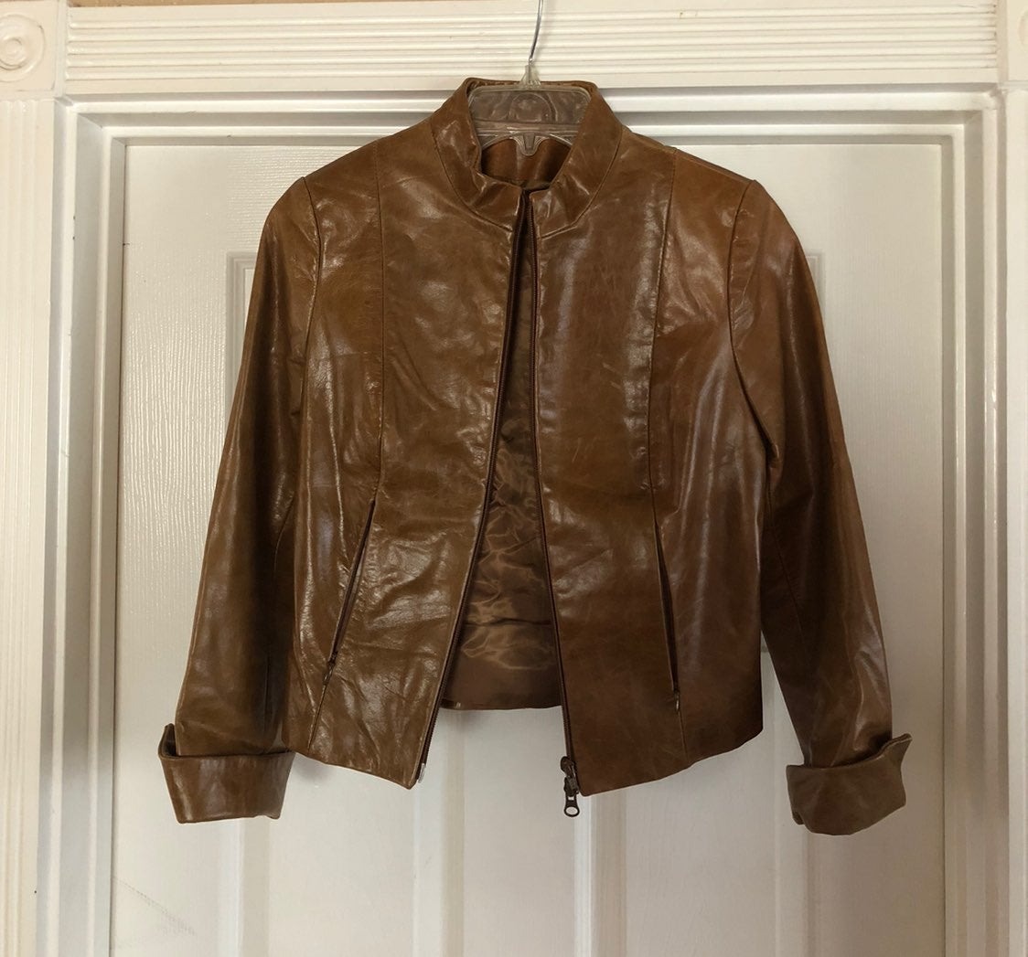 Vintage leather jacket - Made in Italy