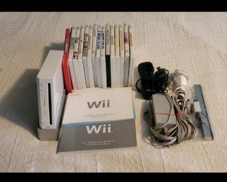 Nintendo Wii Console Bundle With Games
