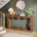 63 Inches Farmhouse Console Table with Storage
