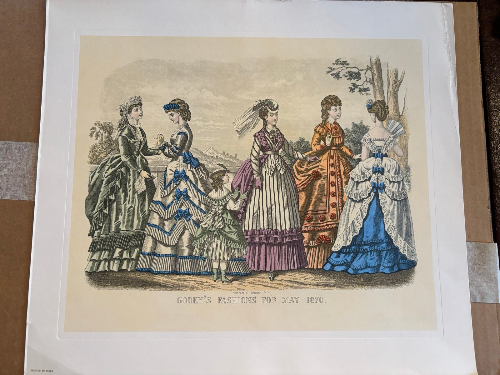 Vintage Kimmel&Forster, NY 1870 Godfey’s Fashions PRINT Pictures