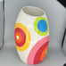 Indra Hand Painted Fine Stoneware Vase retro, MCM,