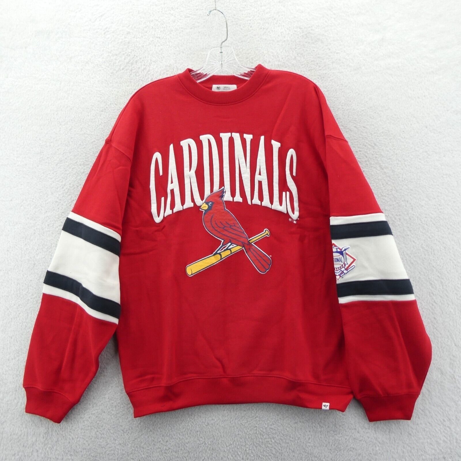 St Louis Cardinals Small Medium Womens Sweatshirt '47 Brand Red Baseball MLB New