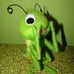 Needle Felting Grasshopper handmade wool roving cute insect collectable