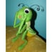 Needle Felting Grasshopper handmade wool roving cute insect collectable