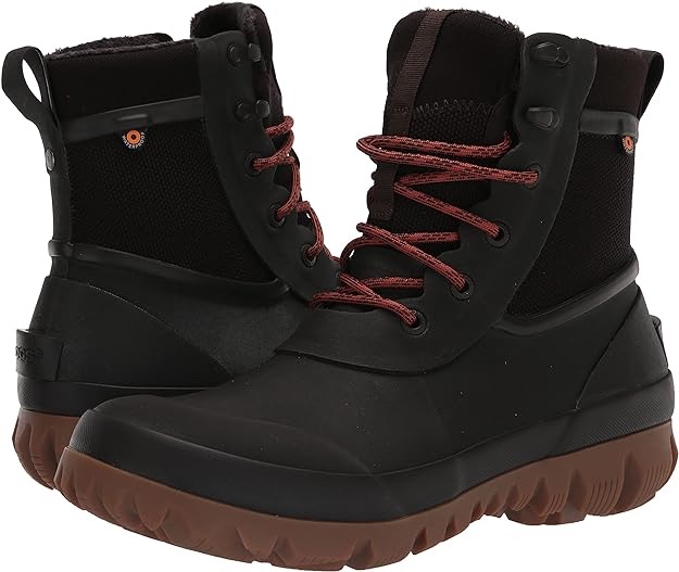 Bogs Men's Arcata Urban Lace Ankle Boot Dark Brown Size 10 Waterproof Warm Snow