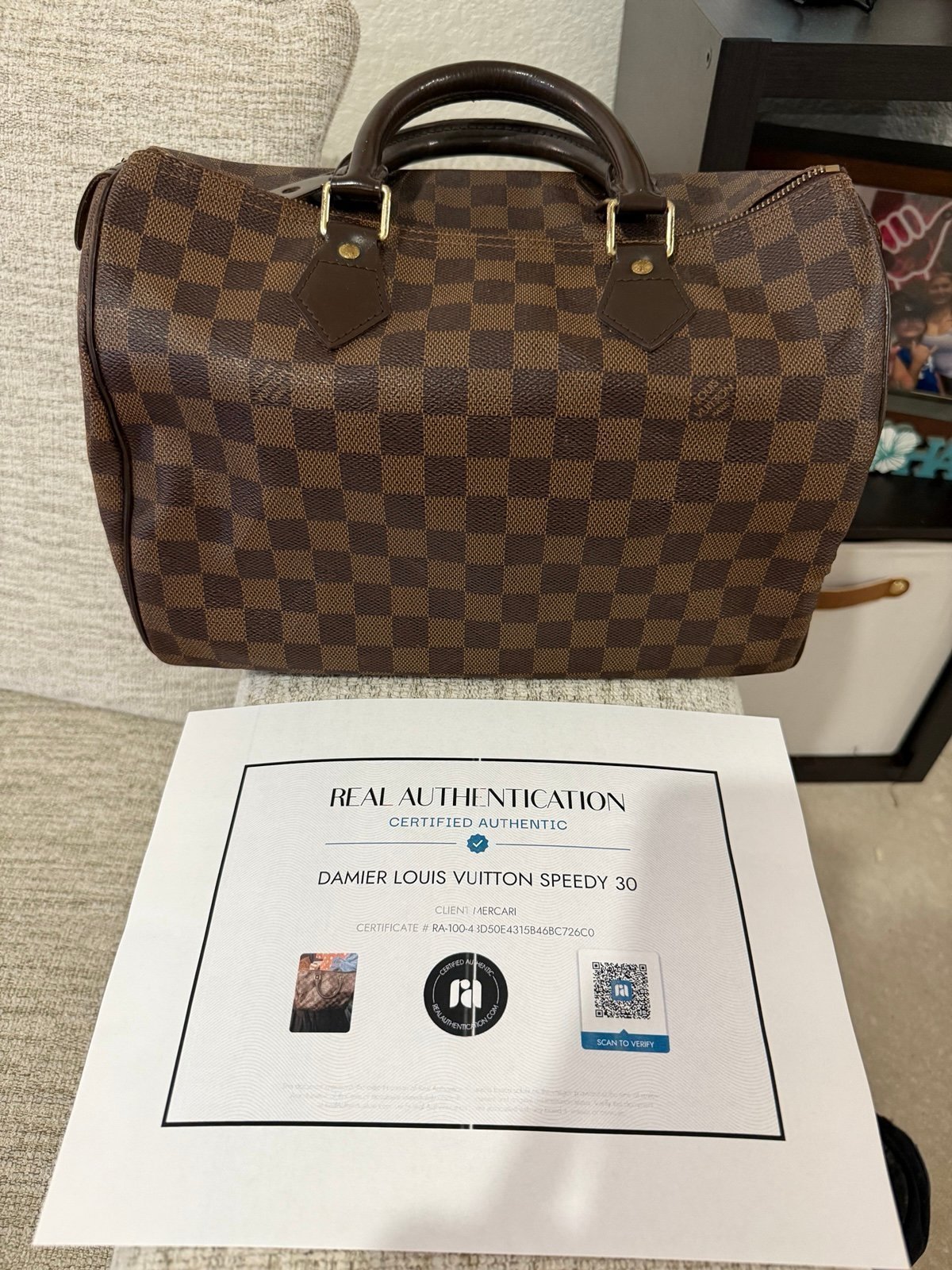 Damier Louis Vuitton Speedy 30